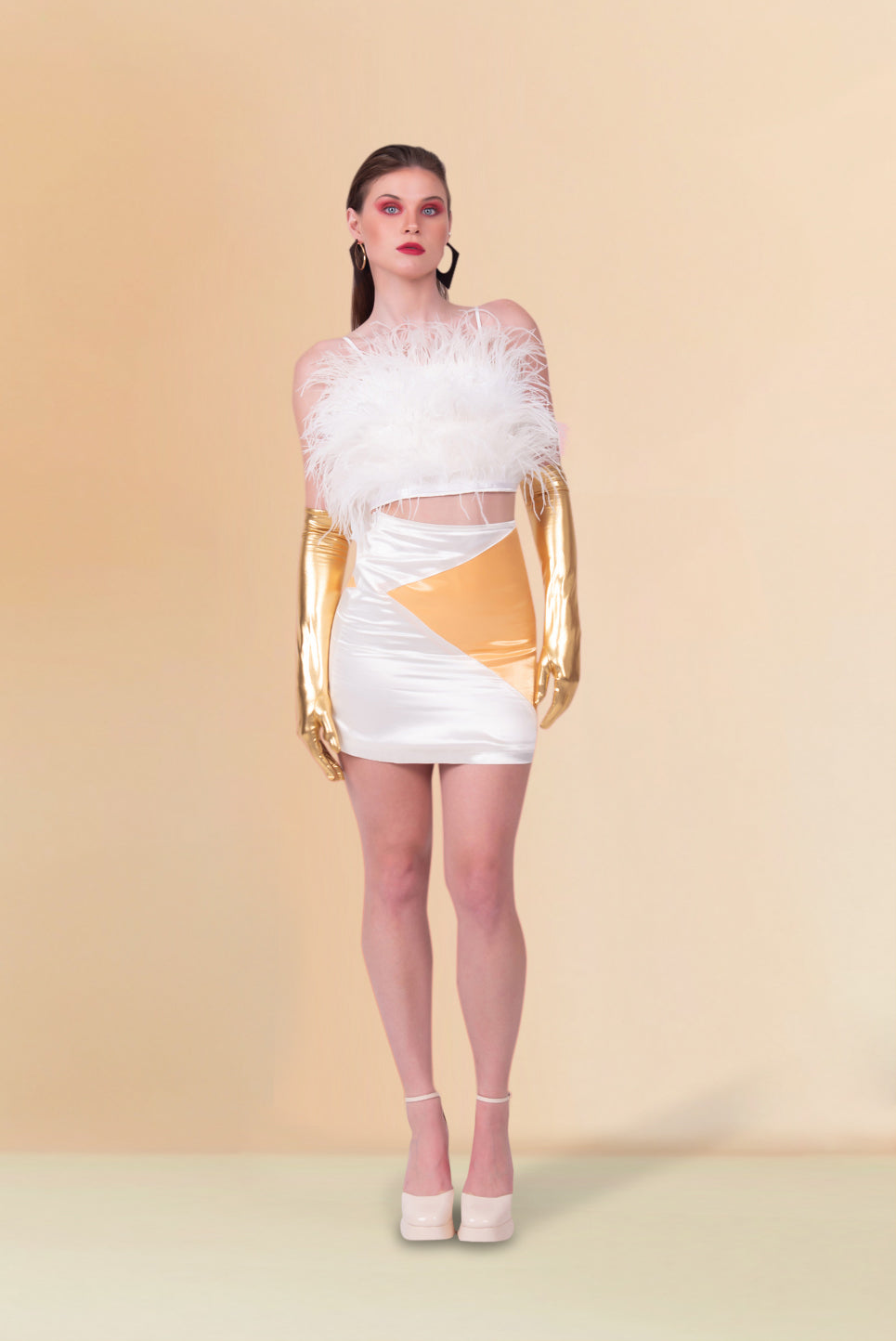 BOLD CONTRAST SKIRT