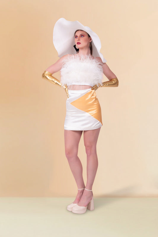 BOLD CONTRAST SKIRT
