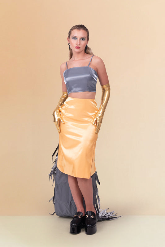 SLEEK SATIN PERFECTION SKIRT