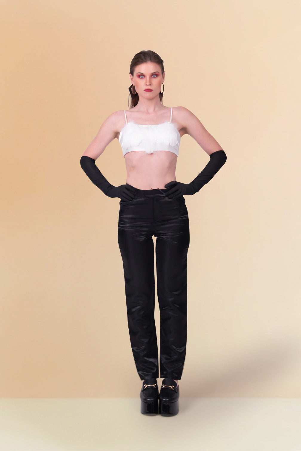 FEATHERED ELEGANCE TOP