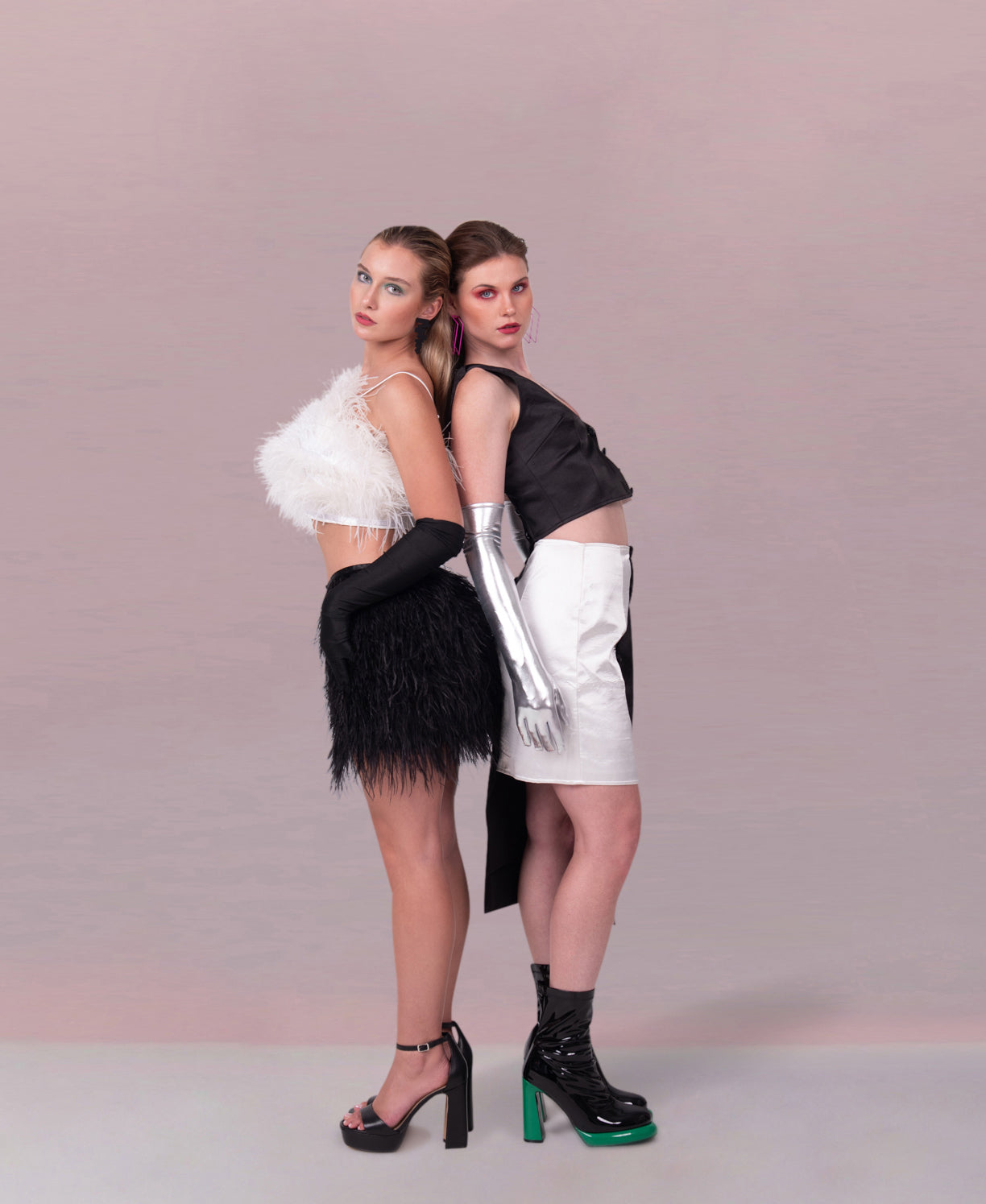 FEATHERED ELEGANCE SKIRT