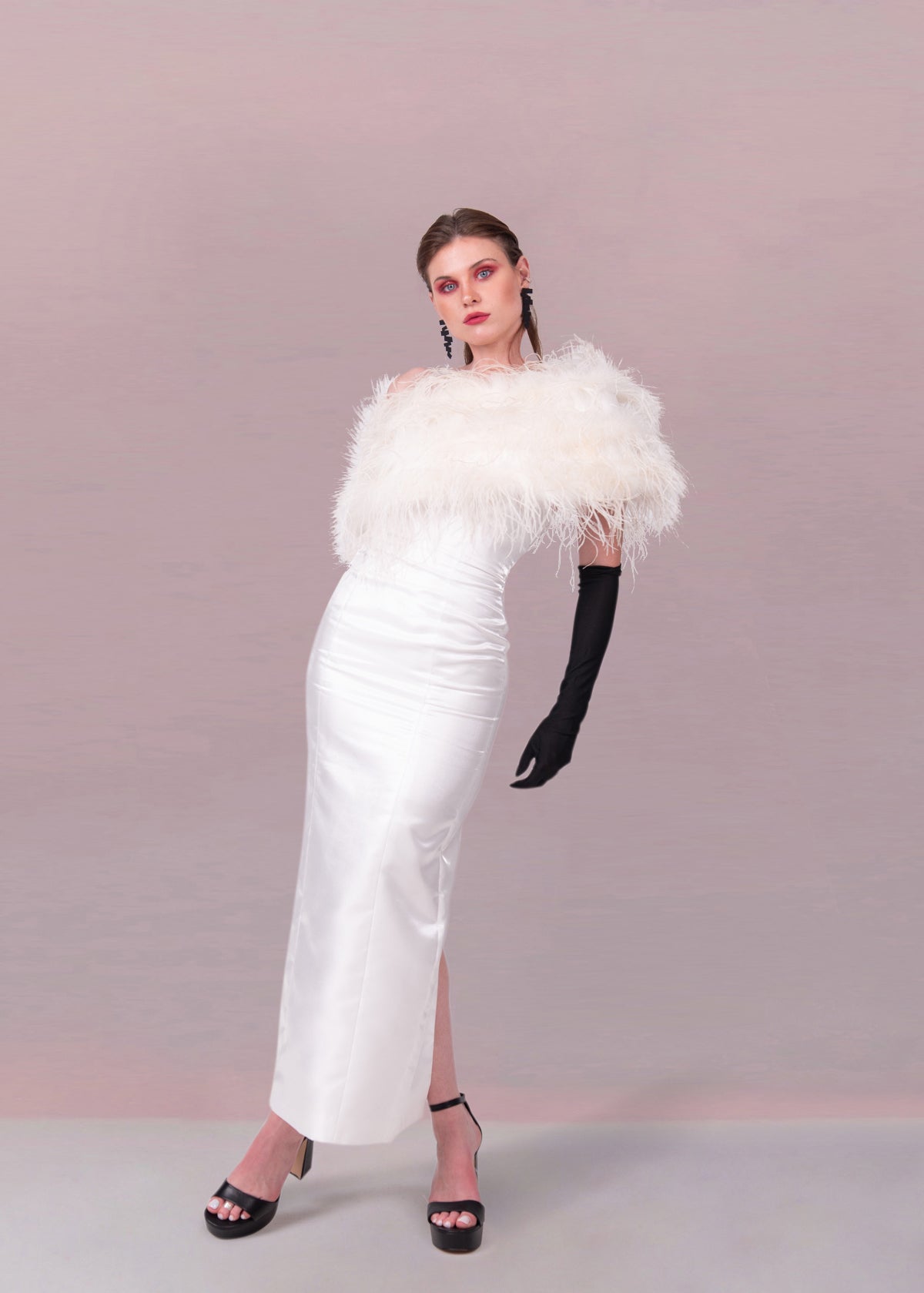 FEATHER LUXE SCARF