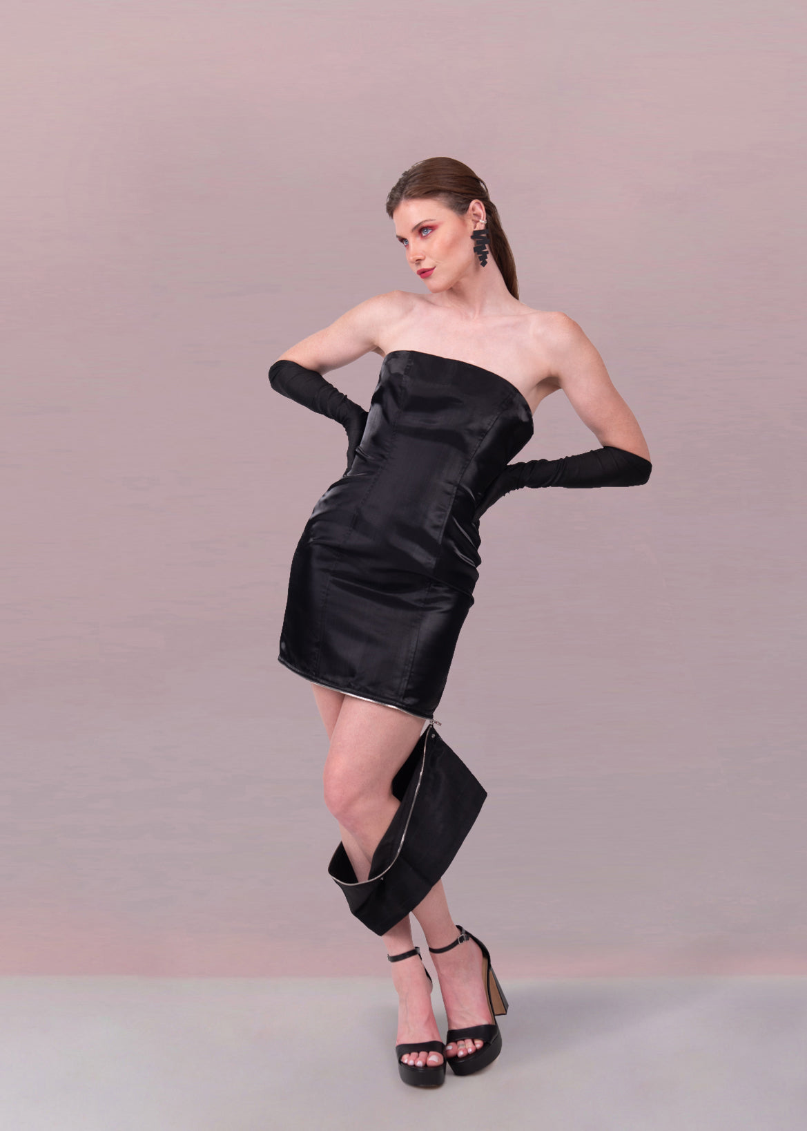 TRANSFORMATIVE FEATHER LUXE DRESS