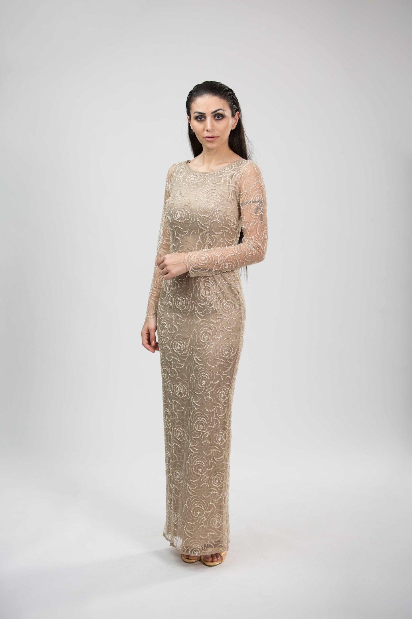 Lace Evening Dress