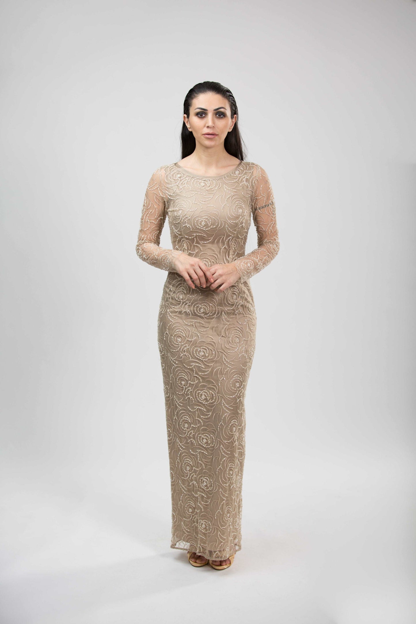 Lace Evening Dress