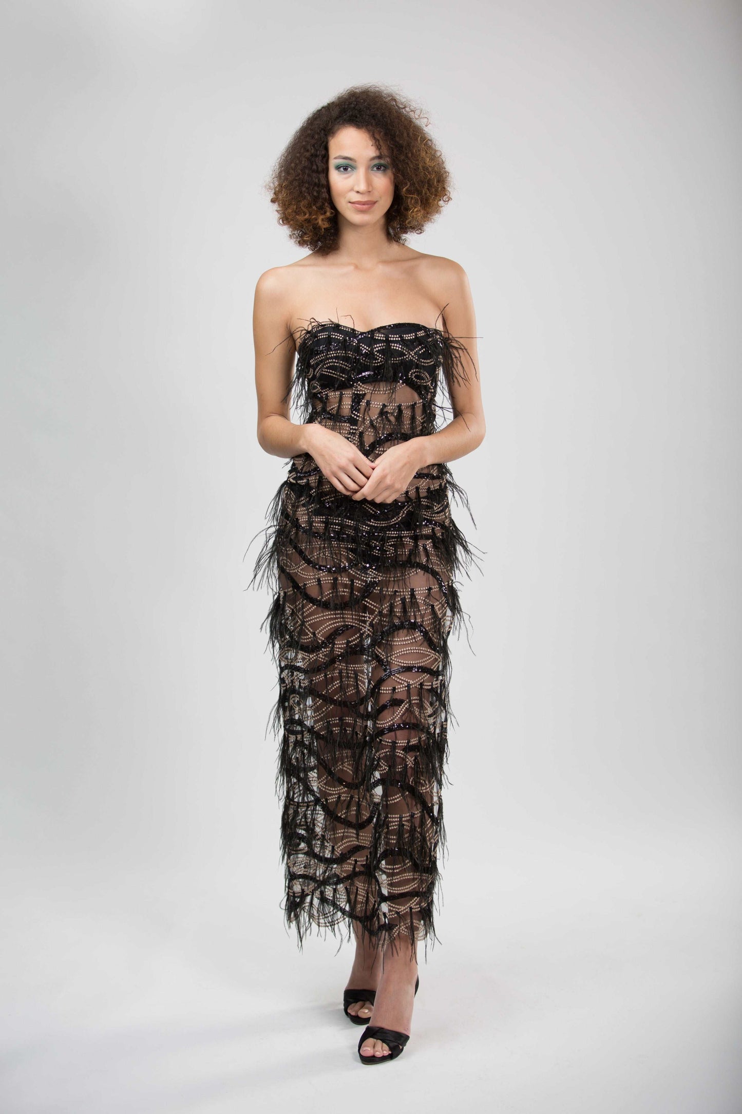 Women's Feather Dress