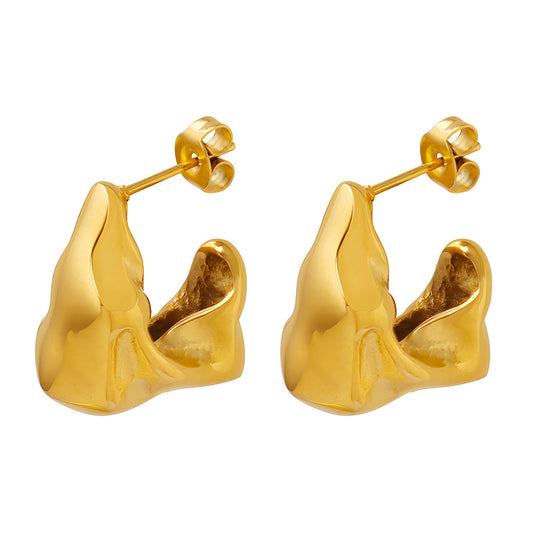 18K gold plated Stainless steel earrings