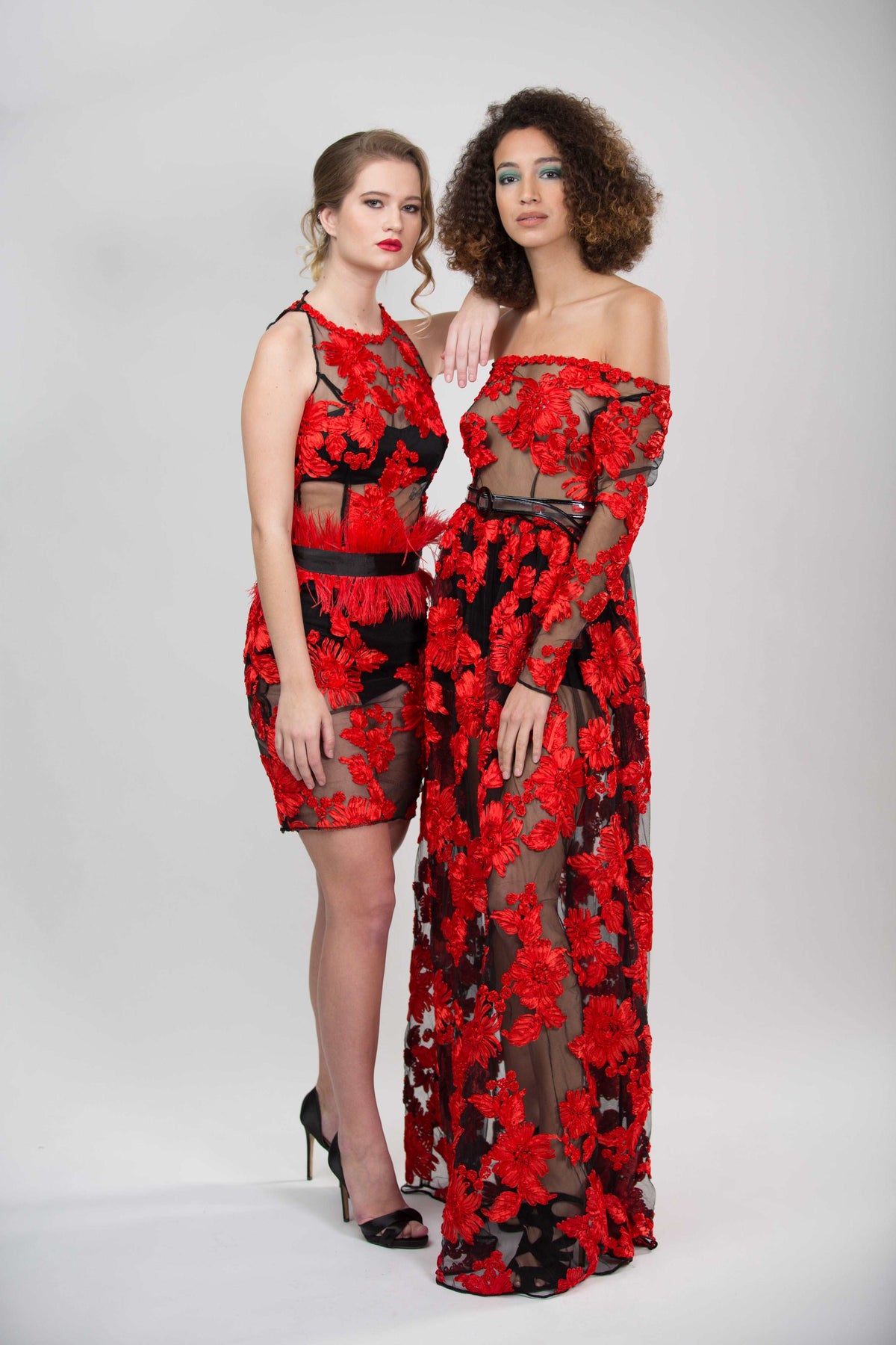 red dress with black lace | Long Black Lace Evening Dress Macy's The sequins on the Slaydiva Pink Gradient Backless Shoe Size (UK):14