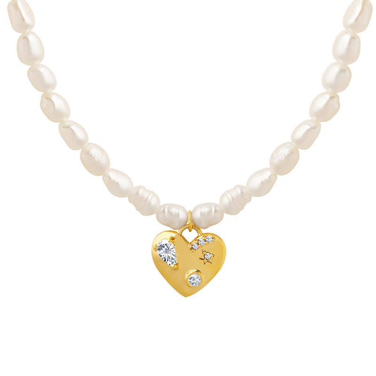 18K gold plated  Heart necklace