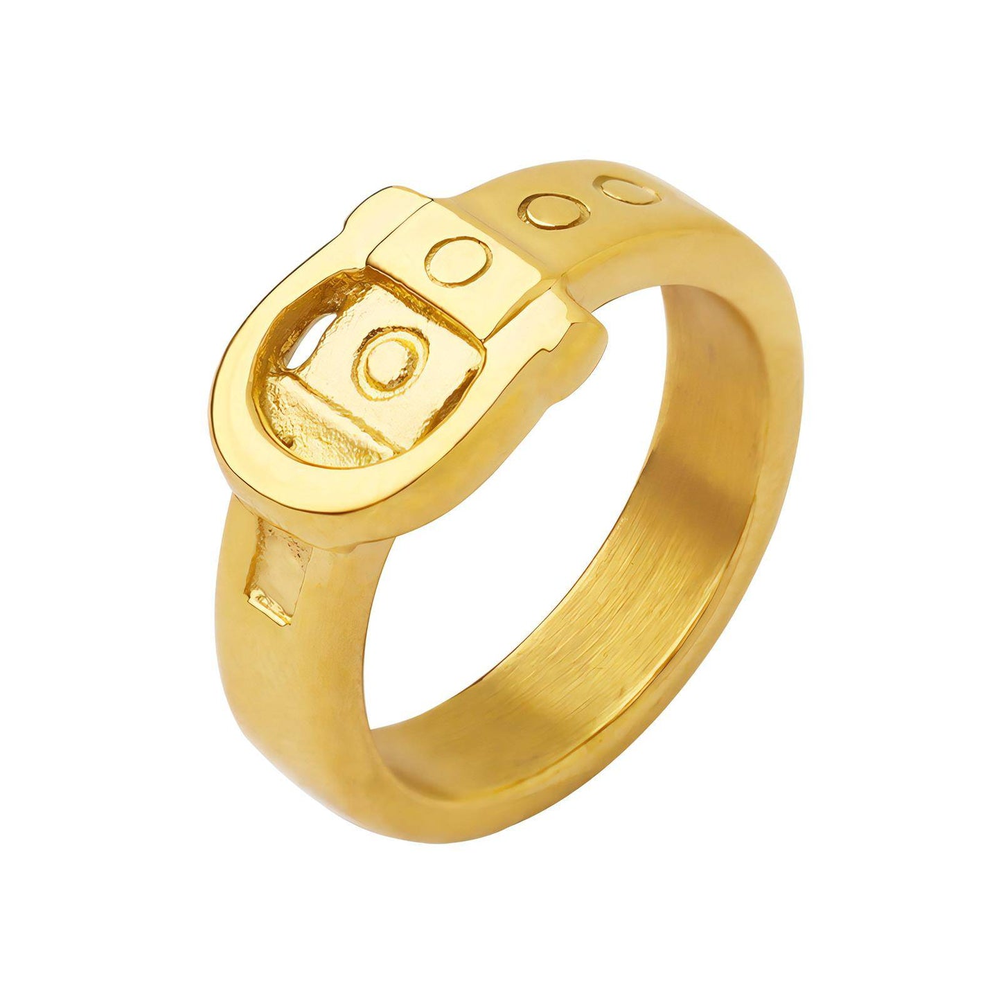 18K gold plated Stainless steel  Belt finger ring