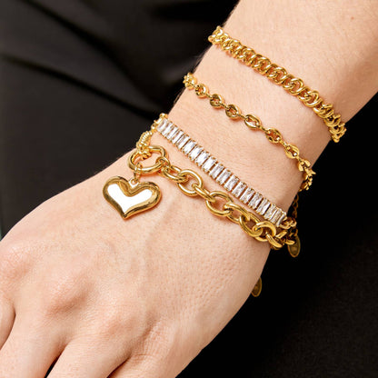 18K gold plated Stainless steel bracelet