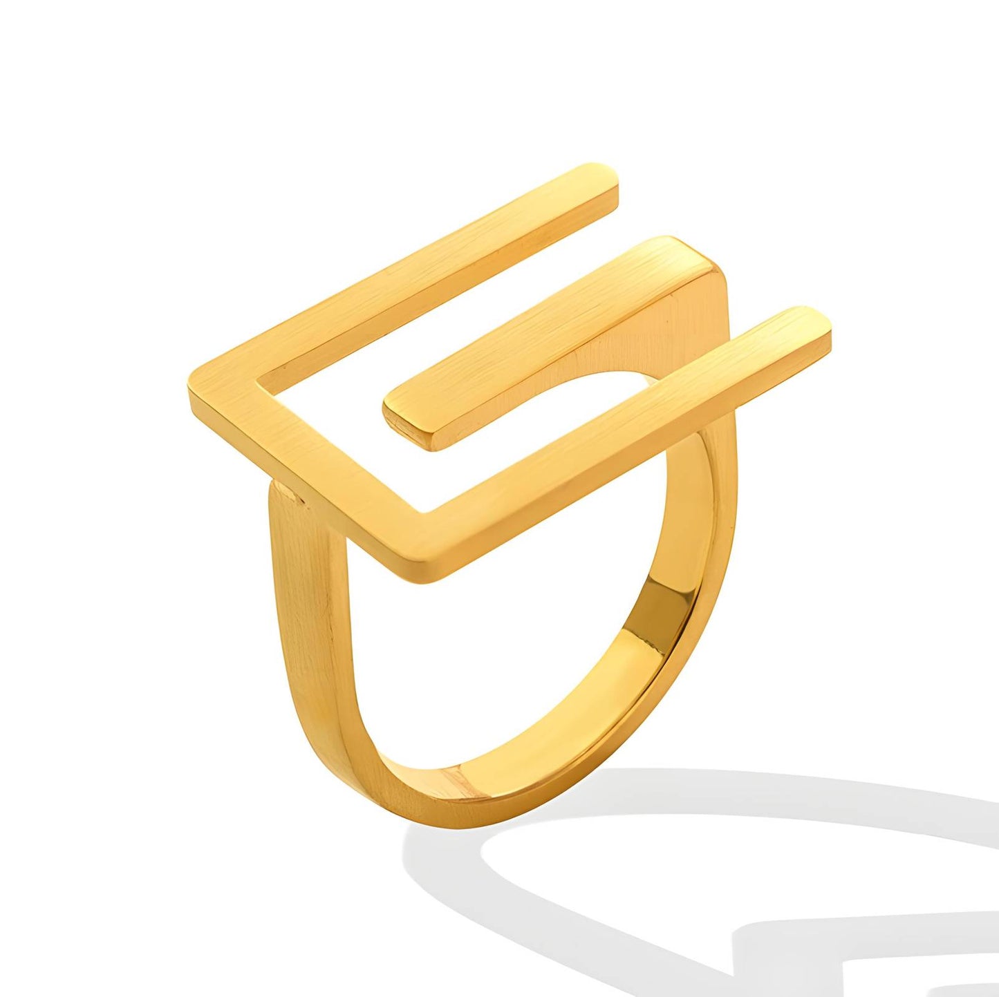 18K gold plated Stainless steel finger ring