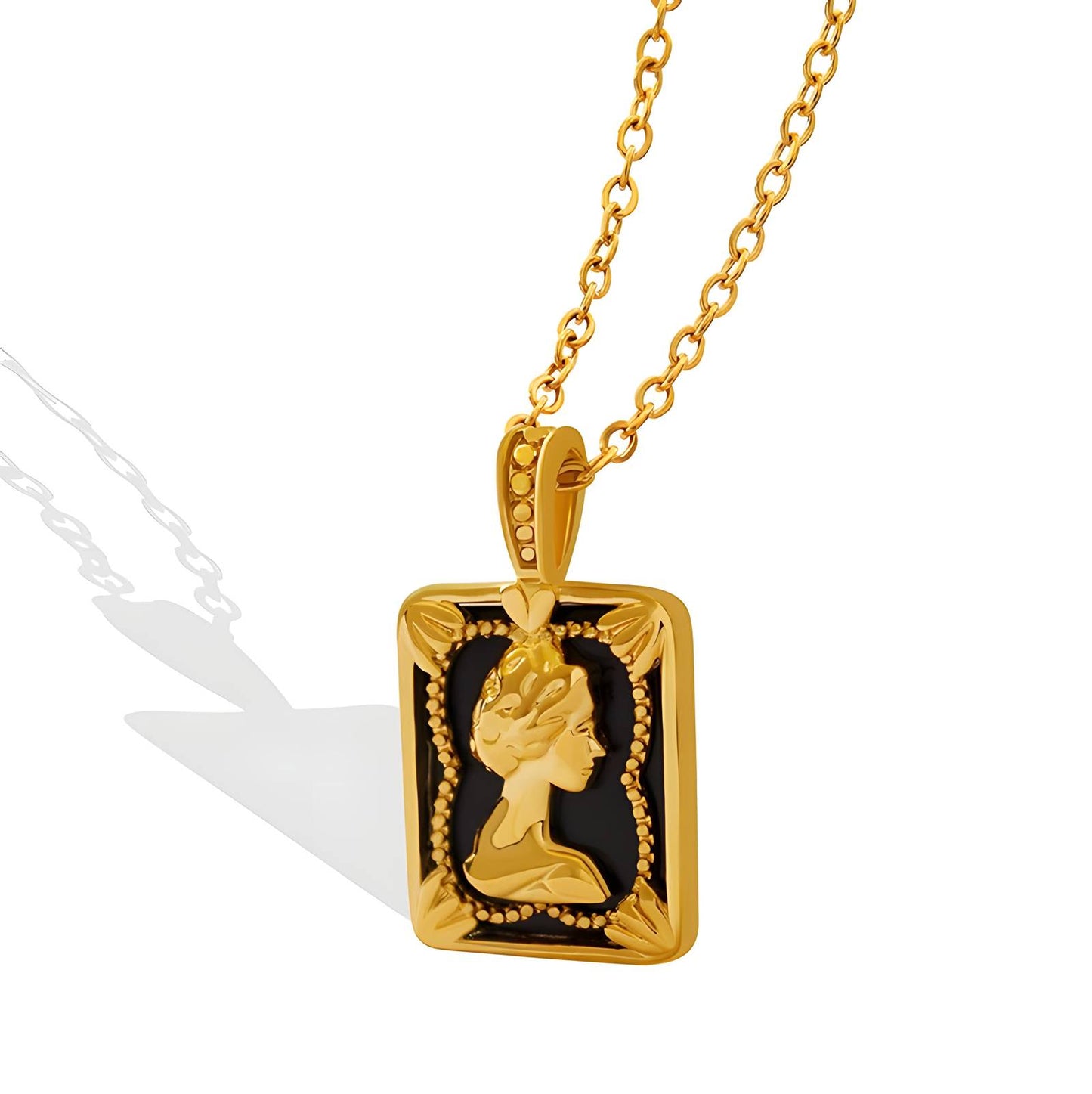 18K gold plated Stainless steel  Woman necklace