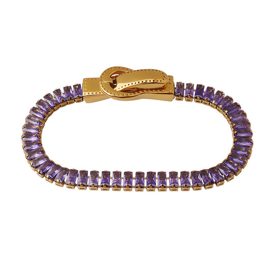 18K gold plated Stainless steel  Belt bracelet