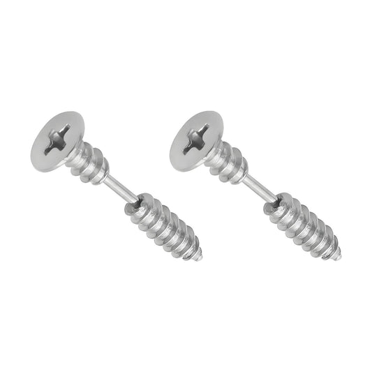 Stainless steel Nail earrings